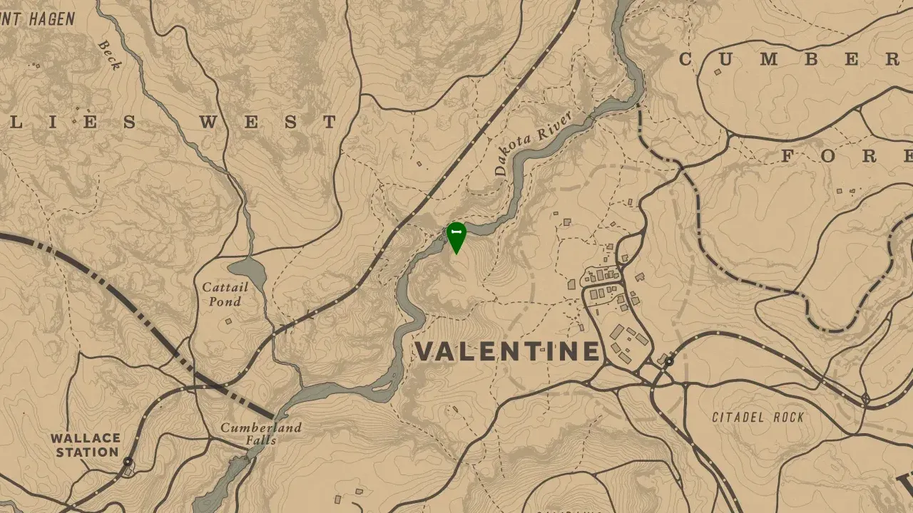 Dinosaur Bone #13, Heartlands Northern Boundary Dinosaur Bone Location