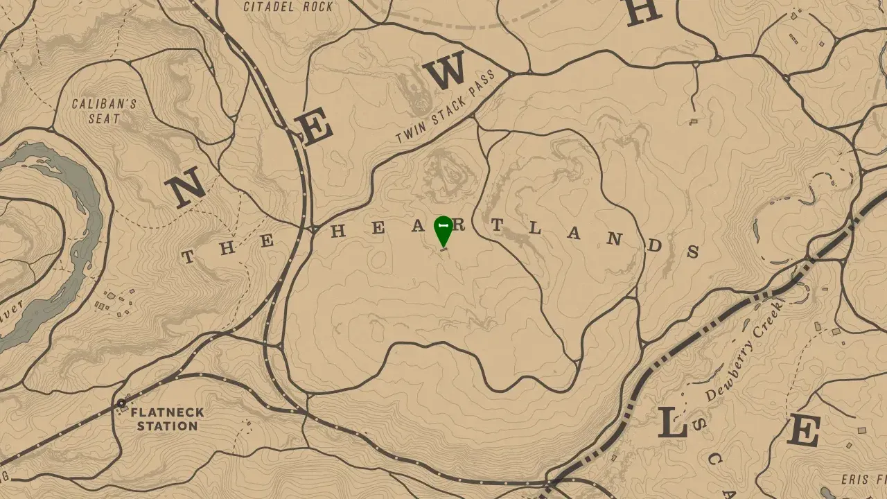 Dinosaur Bone #15, Heartlands Oil Fields Dinosaur Bone Location