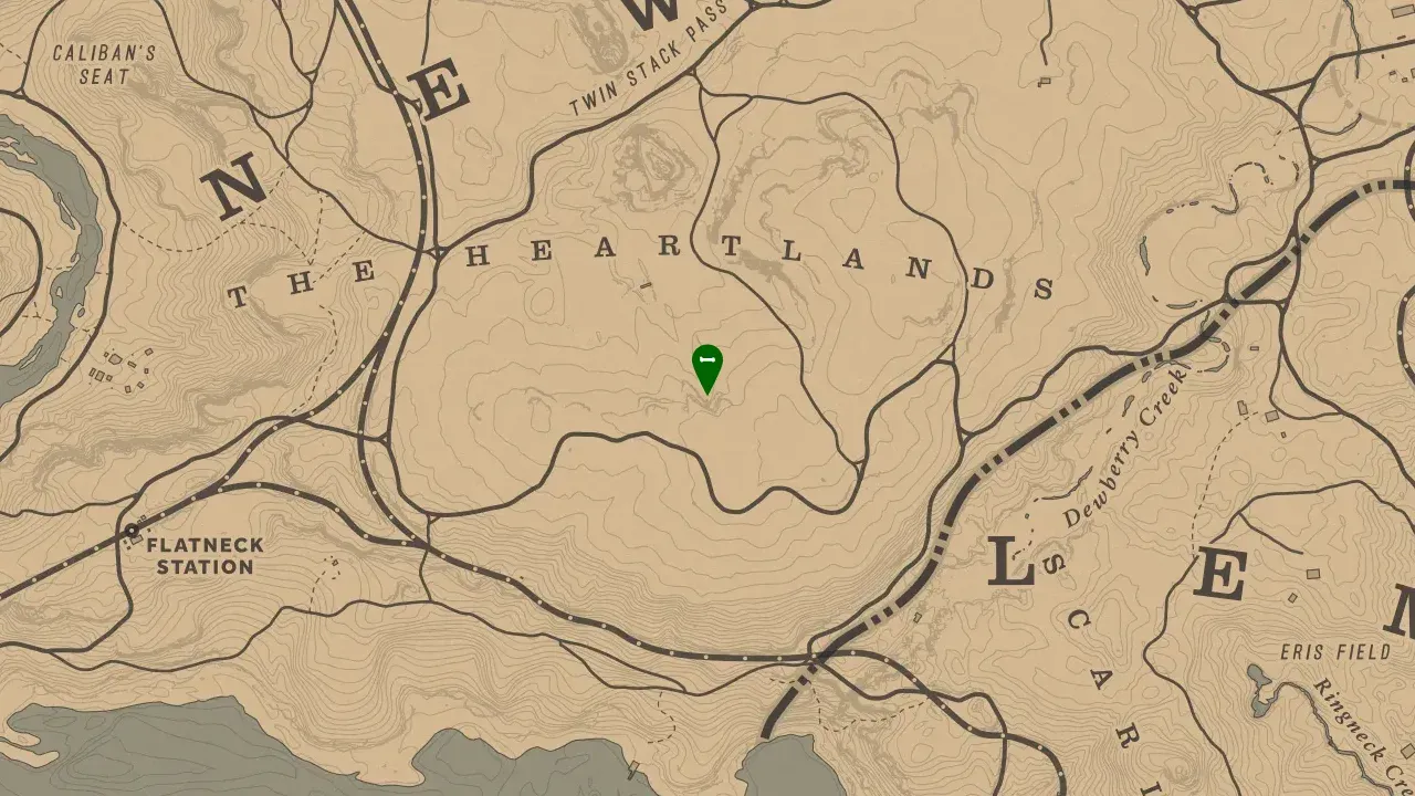 Dinosaur Bone #16, Heartlands Southern Gorge Dinosaur Bone Location