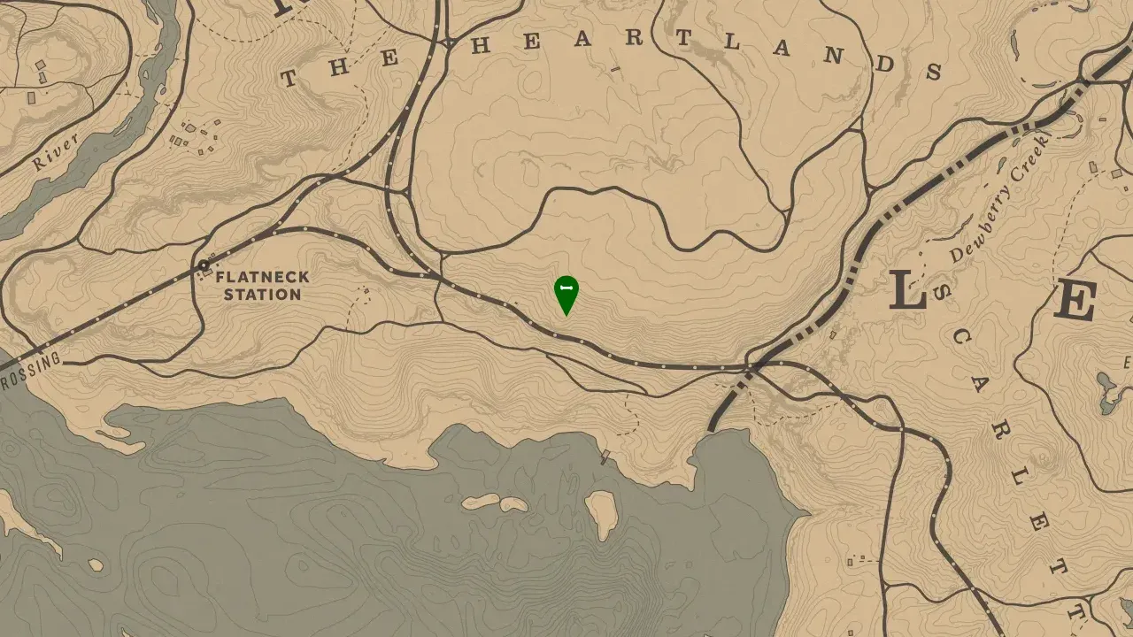 Dinosaur Bone #19, Heartlands Grassy Hill Dinosaur Bone Location