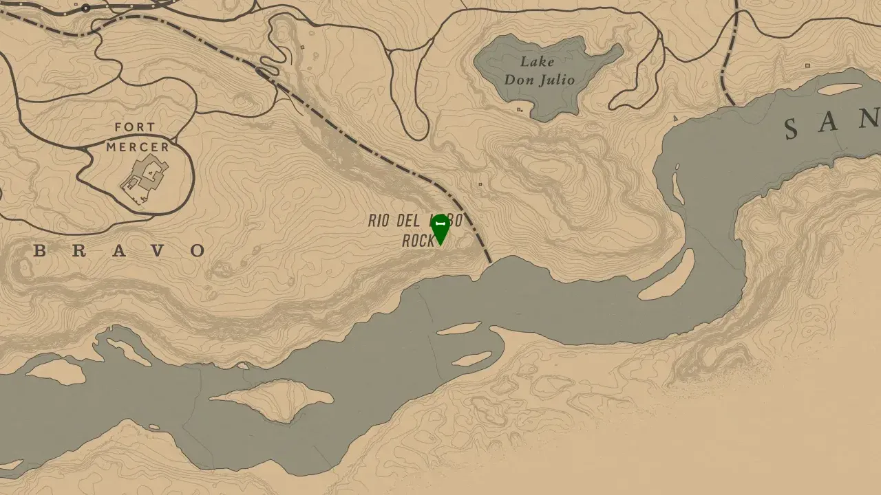 Dinosaur Bone #25, Rio Bravo Del Lobo Rock Dinosaur Bone Location
