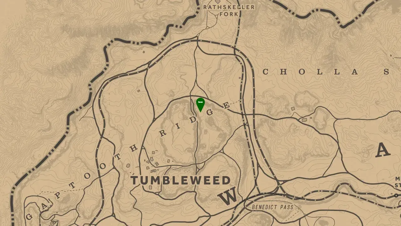 Dinosaur Bone #29, Gaptooth Ridge North Tumbleweed Dinosaur Bone Location