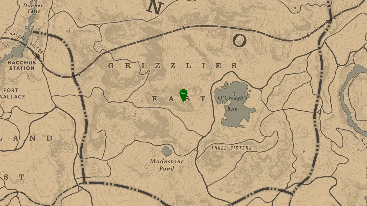 Dinosaur Bone #6, Grizzlies O'Creagh's Run Overlook Dinosaur Bone Location