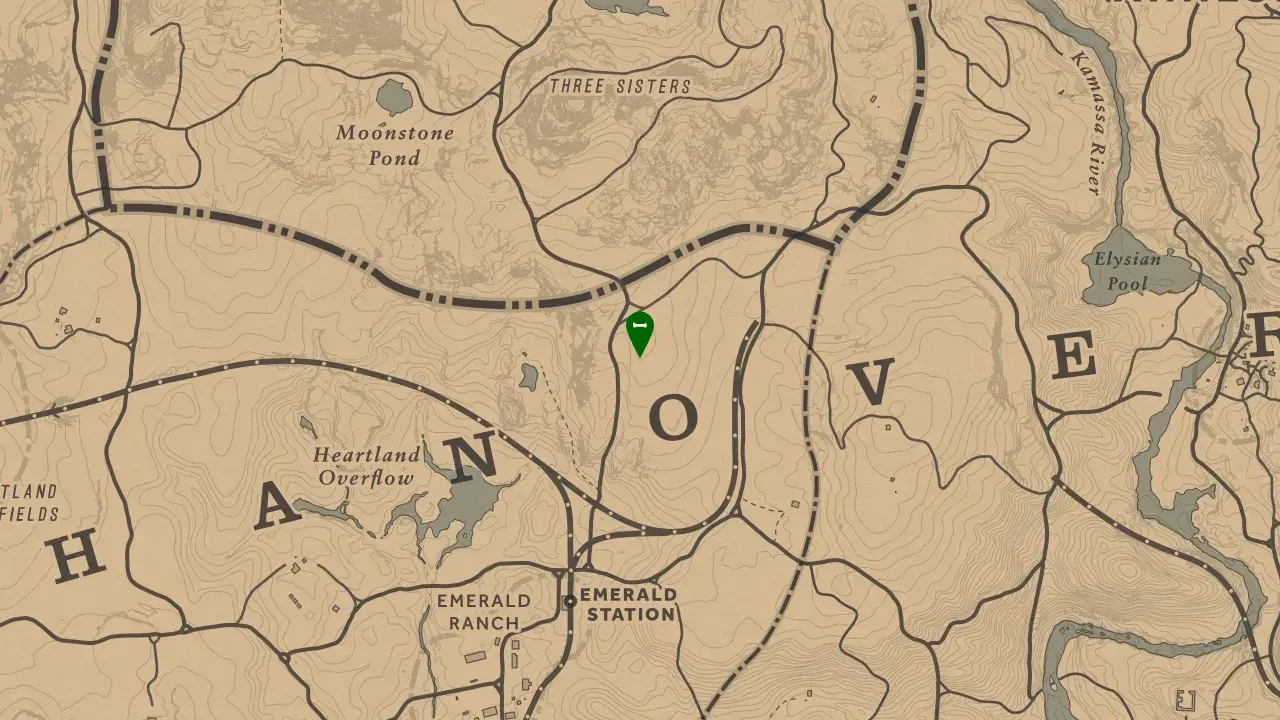 Dinosaur Bone #7, Heartlands Abandoned Shack Dinosaur Bone Location