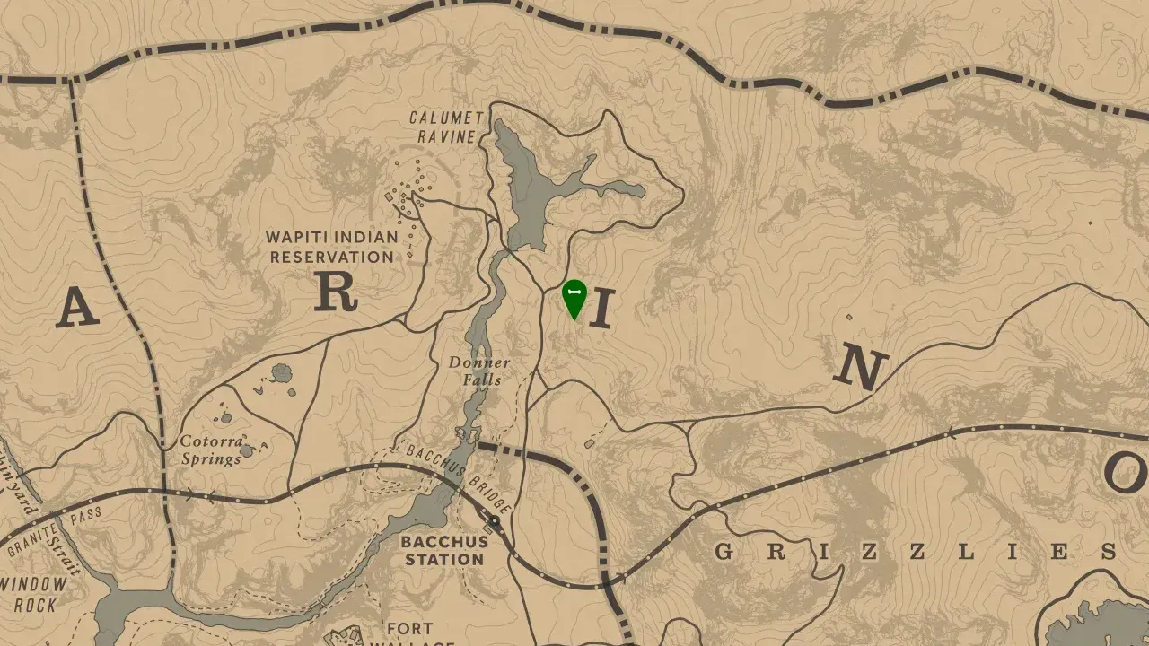 Dinosaur Bone #8, Grizzlies Calumet Ravine Dinosaur Bone Location