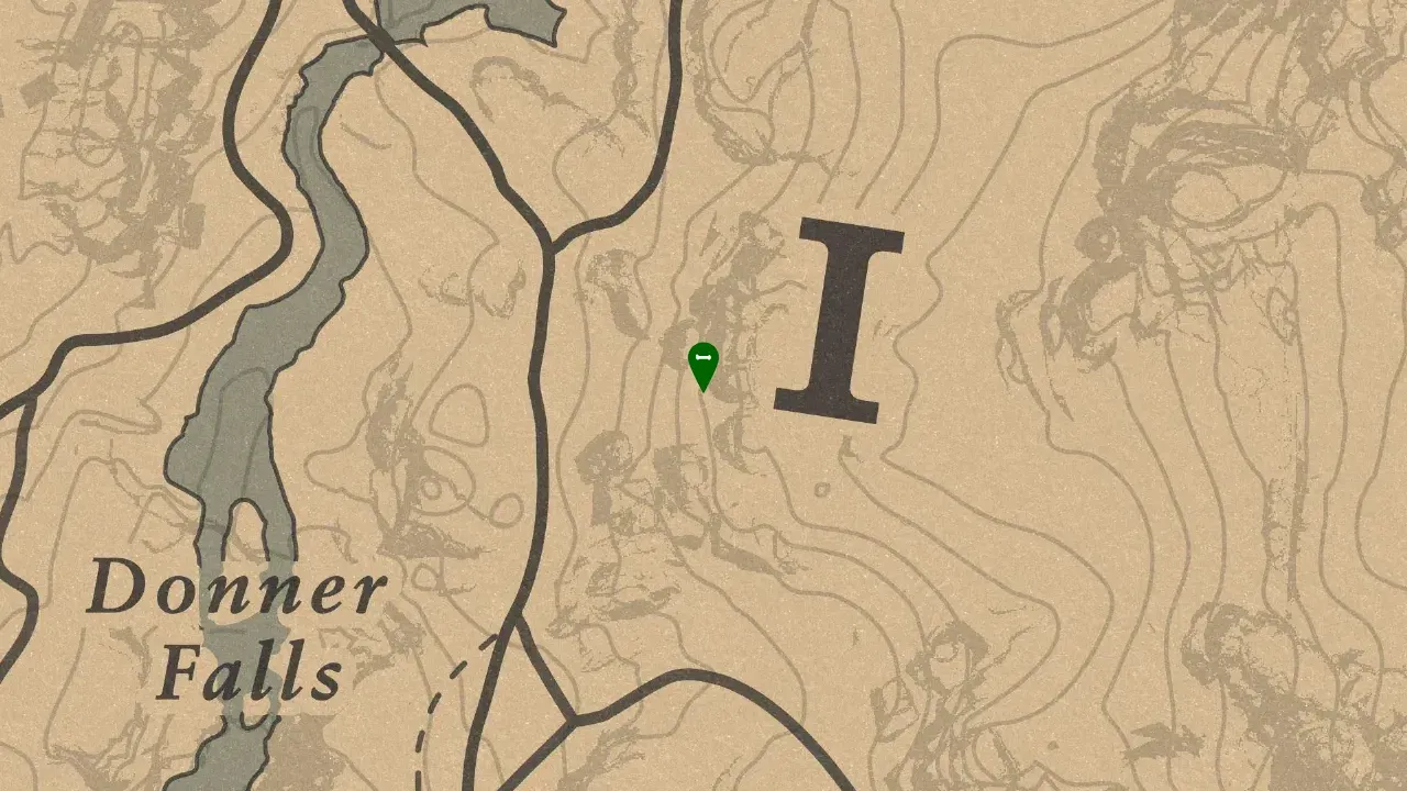 Dinosaur Bone #8, Grizzlies Calumet Ravine Dinosaur Bone Location Zoomed
