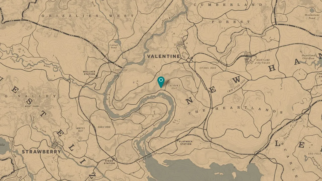 Dreamcatcher #8, Caliban's Seat Dreamcatcher Location