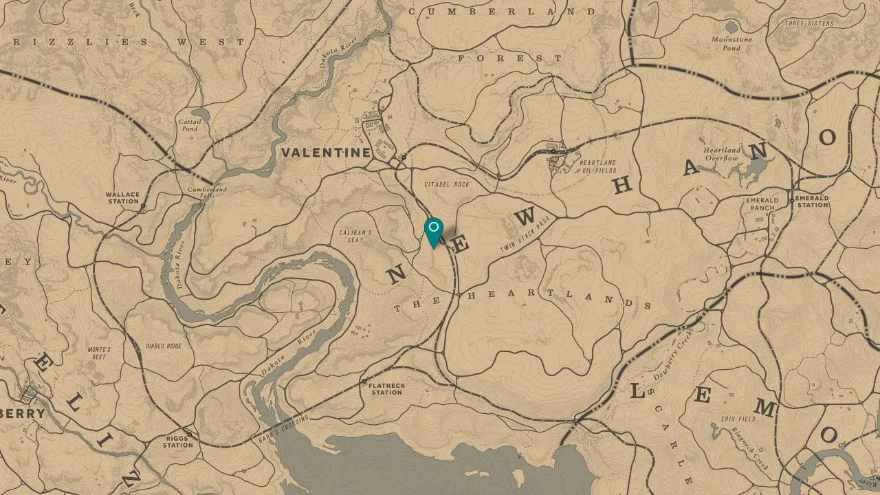 Dreamcatcher #9, Heartlands South Citadel Rock Dreamcatcher Location