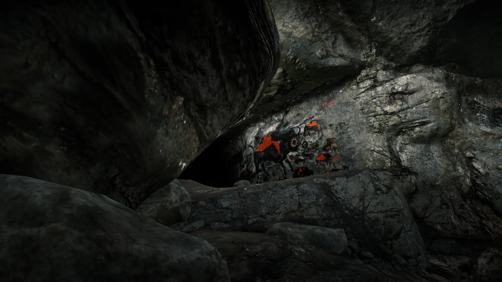 Ancient Arrowhead Cave Paintings