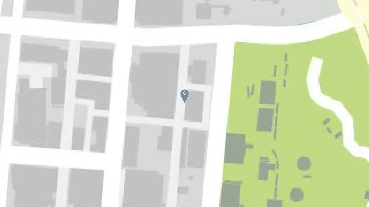 Close-up GTA Online map view of the ghost 6 pin by the Raven Slaughterhouse in Cypress Flats