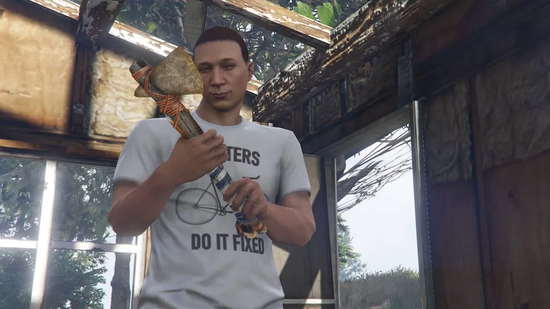 Once you successfully complete 5 bounty hunts in GTA Online you will be given the location of the Stone Hatchet