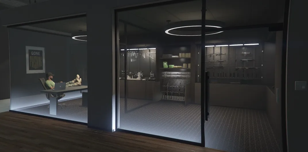 The Grand Theft Auto V Online Agency Armory comes in pretty handy when doing missions.