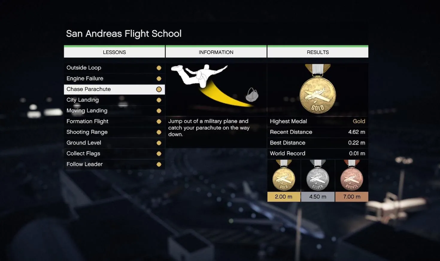 San Andreas Flight School