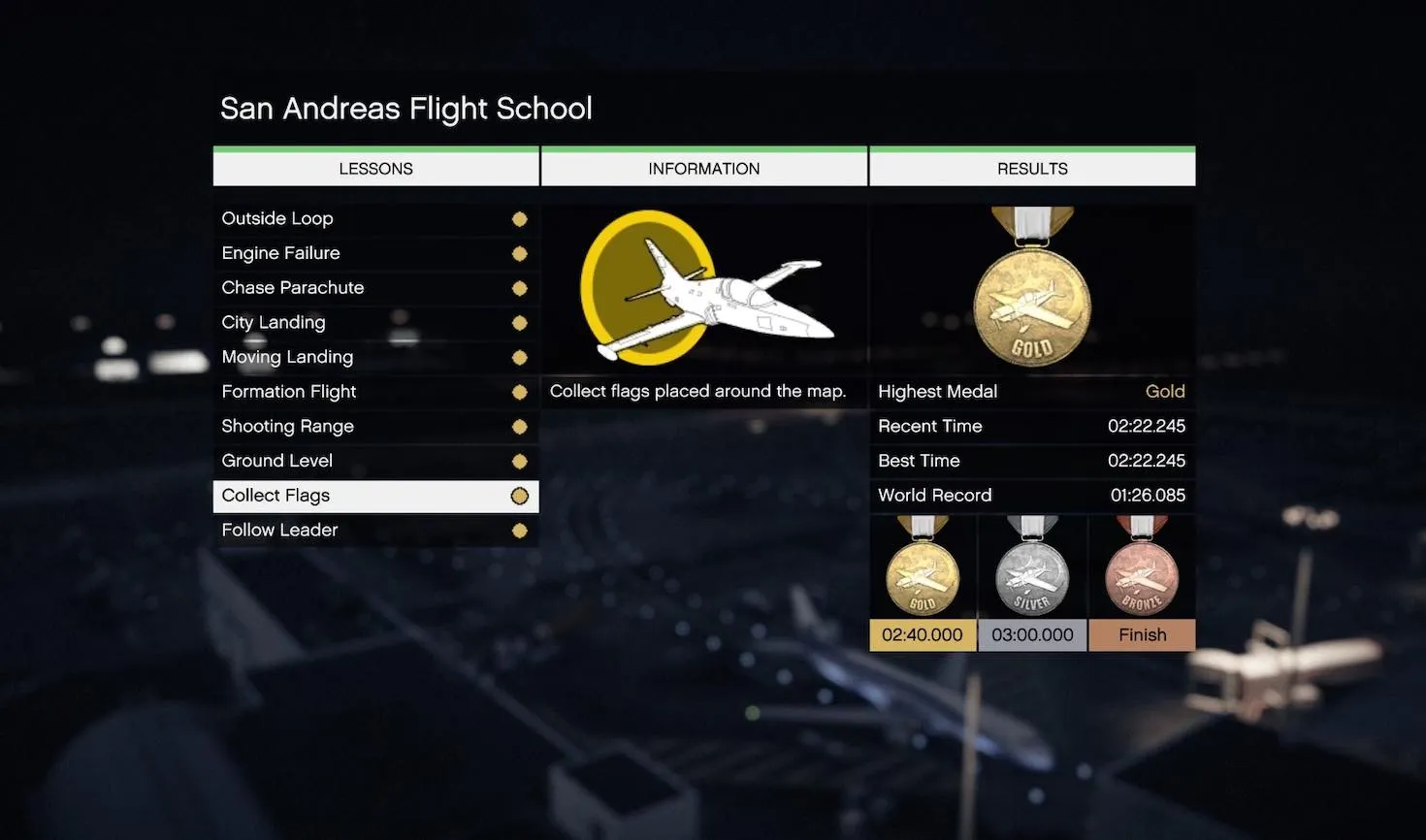 San Andreas Flight School