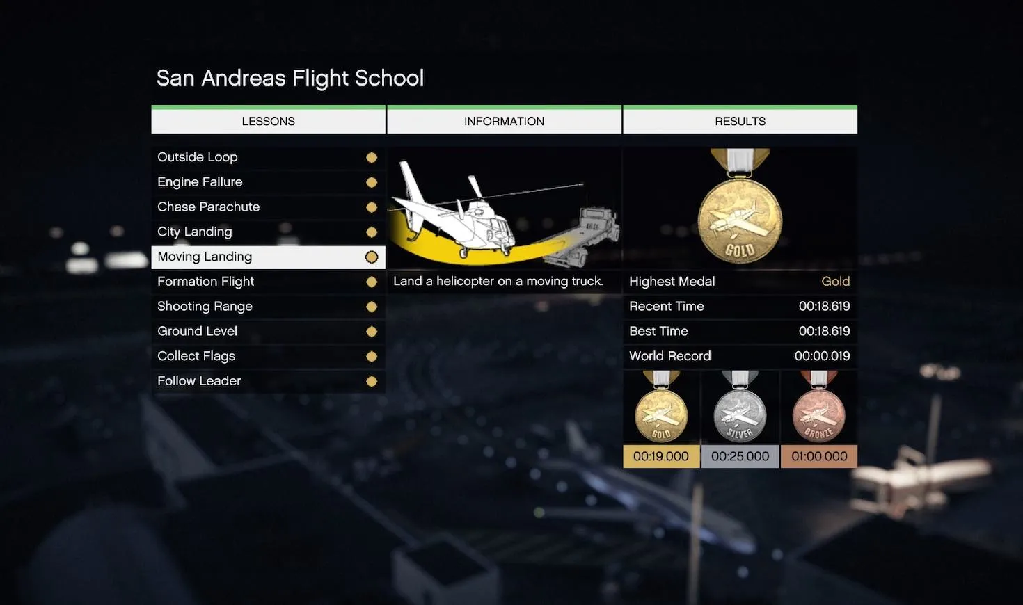 San Andreas Flight School