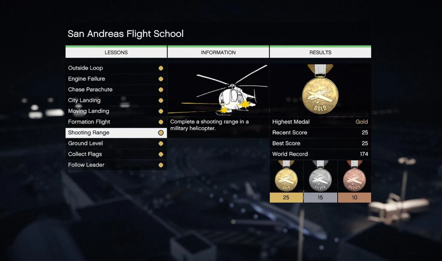 San Andreas Flight School