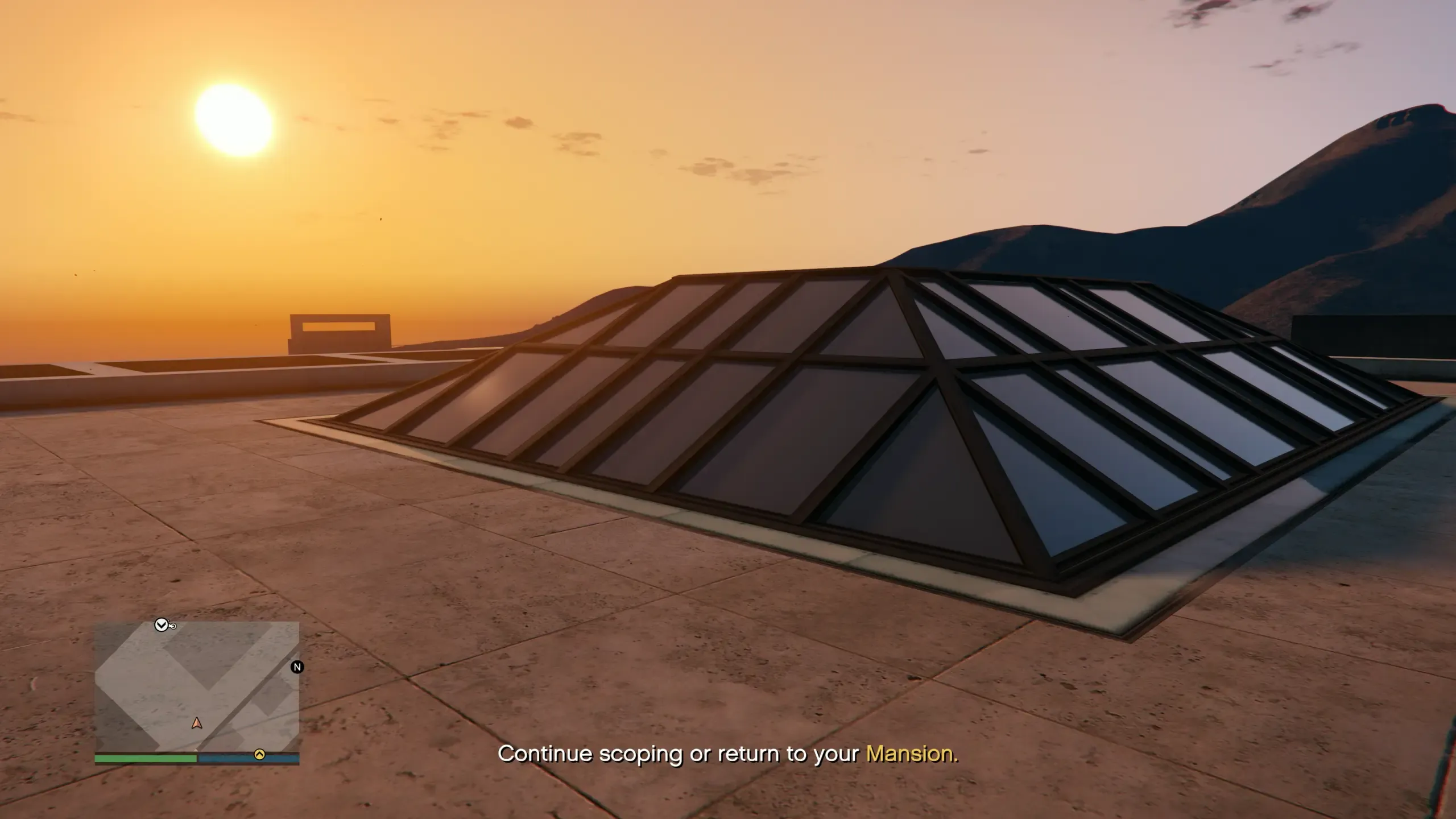 The skylight entry point on the Bell Building roof photographed during the scope-out