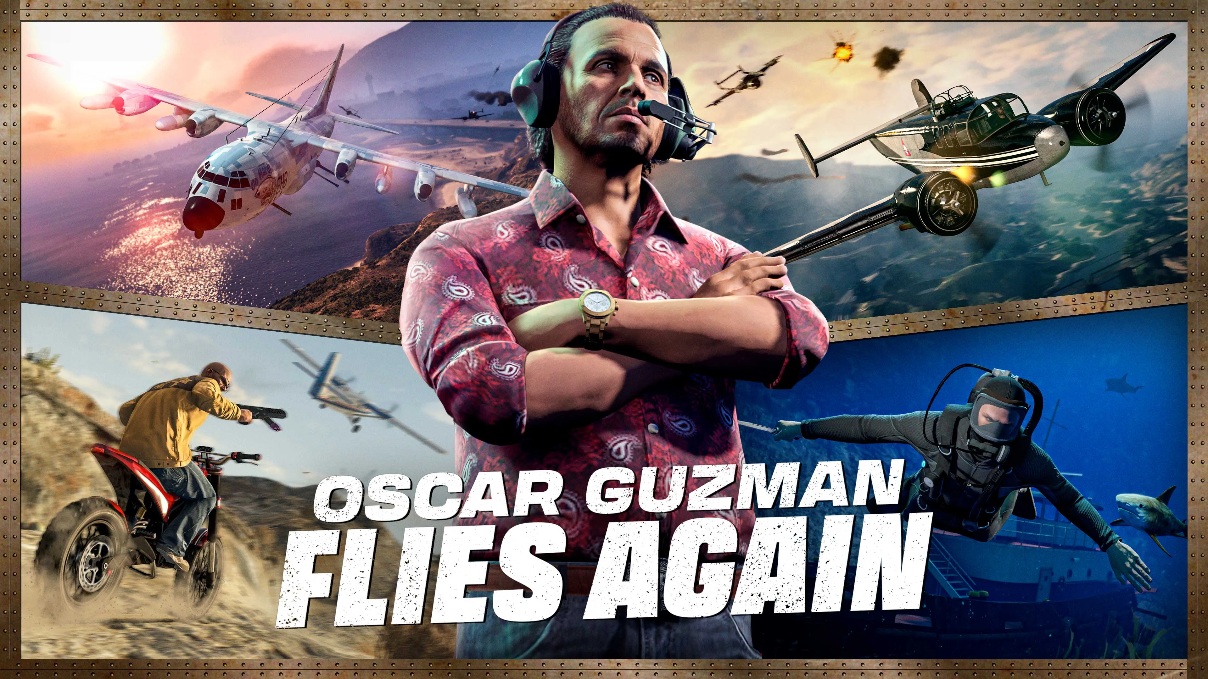 Oscar Guzman Flies Again and The Titan Job: GTA Online Guide