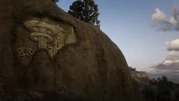 Cumberland Forest Dakota River Rock Carving