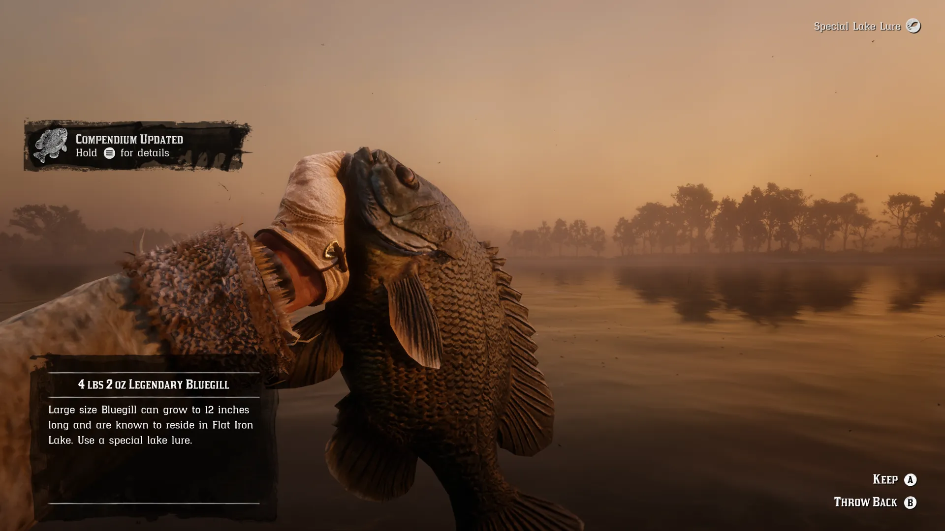 Legendary Bluegill Location - Legendary Fish - Red Dead Redemption 2 ...