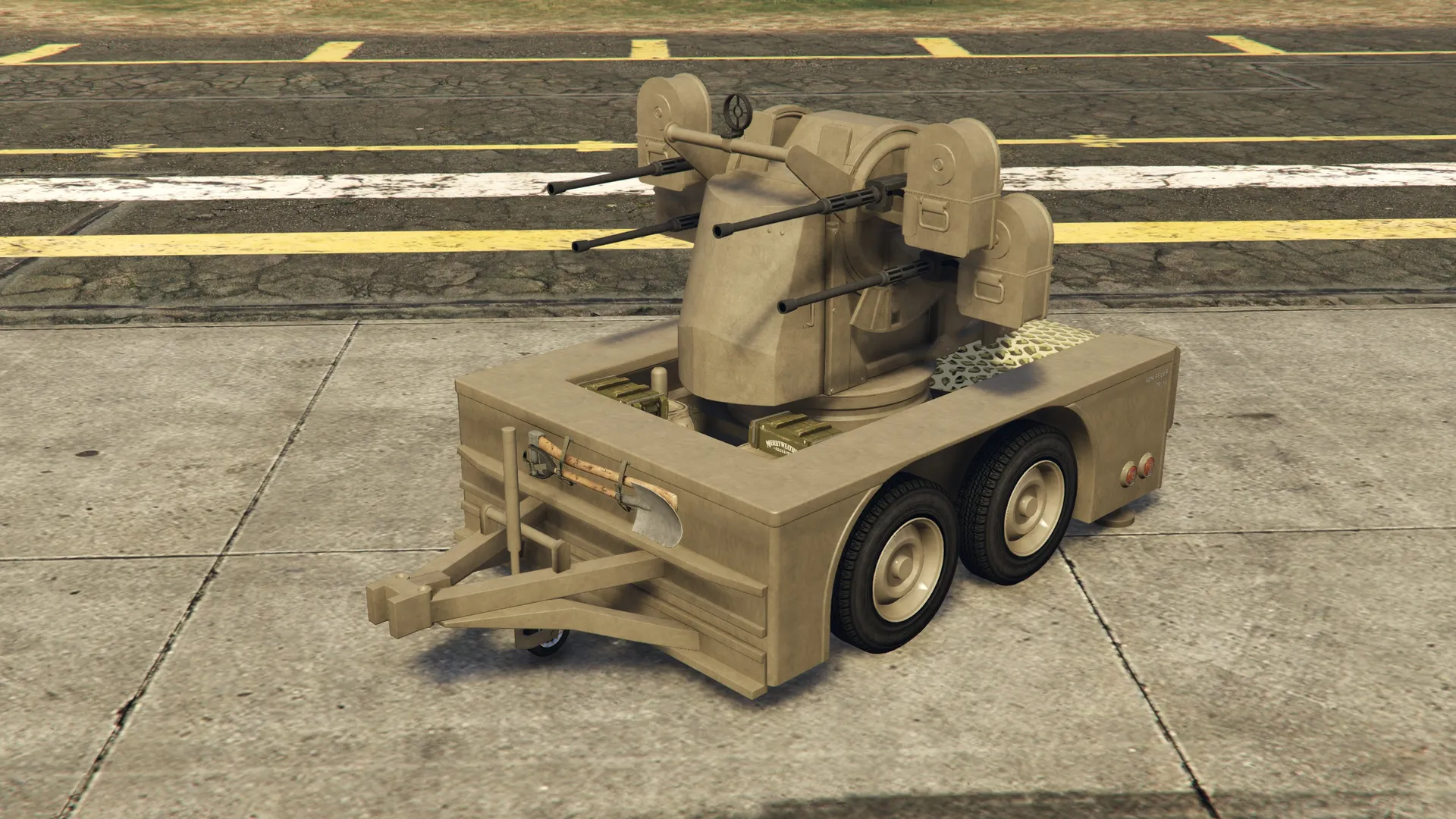 Anti-Aircraft Trailer in GTA Online